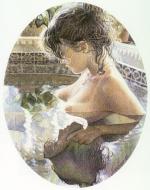 水粉大师Steve Hanks 242-Hot Tub